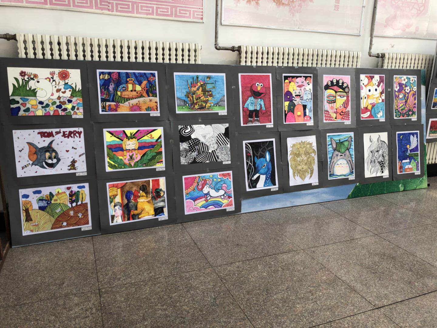 师范学院学前教育专业学生职业技能大赛系列活动报道之一---儿童画比赛